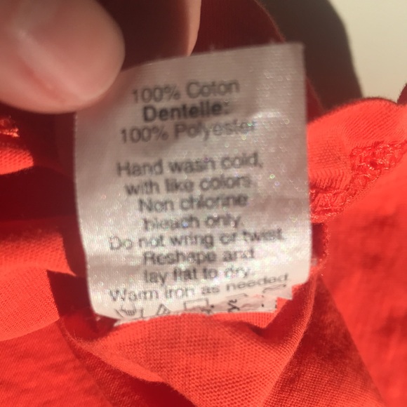 jJ.Crew sleeveless 100% Cotton top with Lace-L - Picture 7 of 16